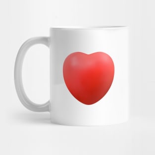 Red Heart Shape - 3D Love Heart Mug